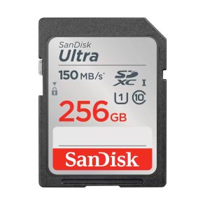 SANDISK ULTRA 256GB SDXC HUKOMMELSESKORT 150MB/S