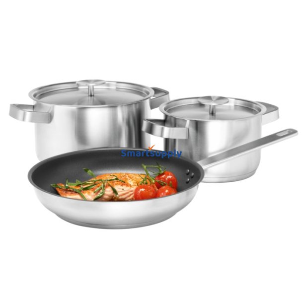 Electrolux E3ss St Med Gryder Rustfrit Stl 5 Elementer Slv