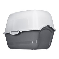 DIAMENTIQ BAYA light grey/dark grey -  kattebakke - 55,5 x 40 x 38,7 cm