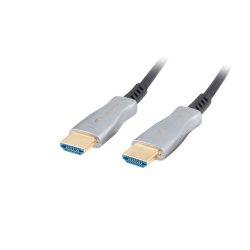Lanberg Ca-Hdmi -20Fb-0400-Bk Optisk Kabel Hdmi M/M 40M V2.0 4K Aoc
