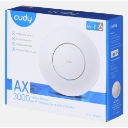 Cudy AP3000 WLAN adgangspunkt 2976 Mbit/s Hvid Strm over Ethernet (PoE)