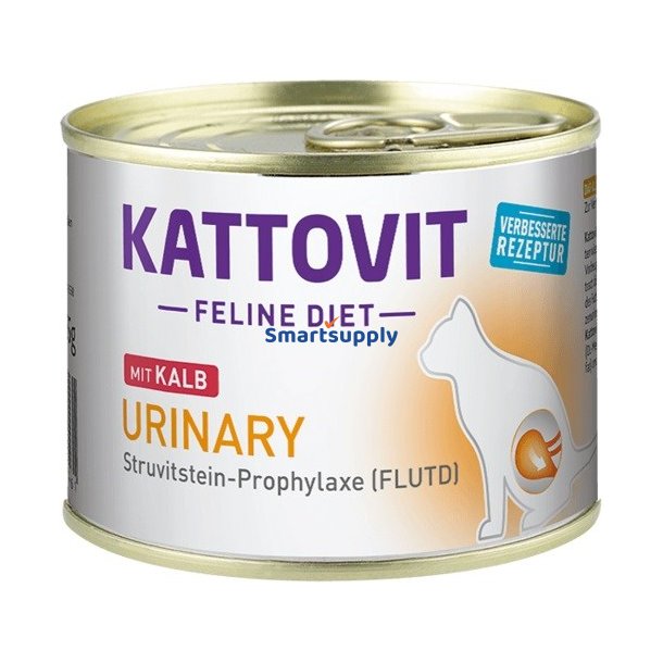 KATTOVIT Feline Diet Urinary Veal - vd kattefoder - 185g