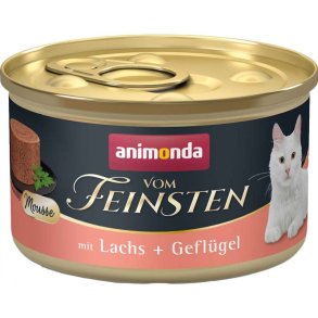 ANIMONDA Vom Feinsten Mousse Salmon and poultry - vd kattefoder - 85g