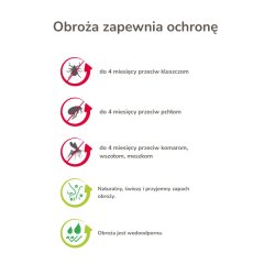 Beaphar beskyttelseshalsbnd til hunde strrelse M/L