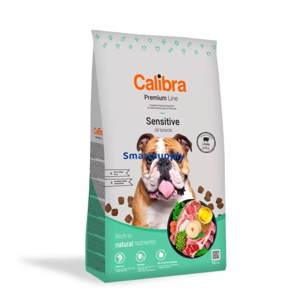 Calibra Dog Premium Sensitive Lam Trfoder Til Hunde - 12 Kg