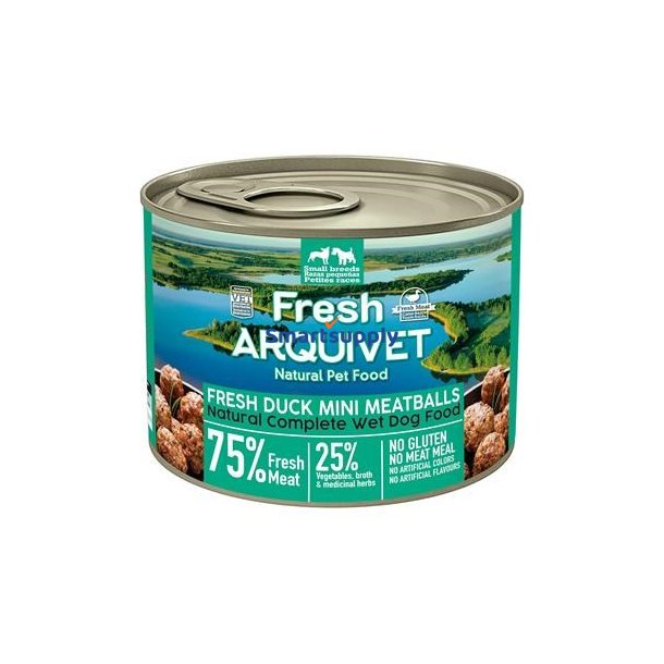 Arquivet Friske And Mini Frikadeller - Vdfoder Til Hunde - 200G