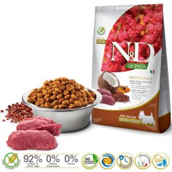 FARMINA N&D Quinoa Dog Skin&Coat Venison, Coconut Adult Mini  - trfoder til hunde - 2.5 kg
