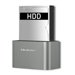 Qoltec 50315 Dockingstation HDD / SSD | 2,5 "/ 3,5" SATA | USB 3.0
