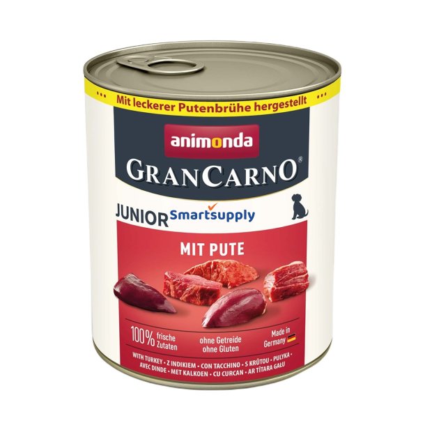 ANIMONDA GranCarno Junior Turkey - vdfoder til hunde - 800g
