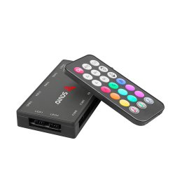 Savio Fan-01 4-Pack 120Mm Argb Blser Inklusive Controller Og Fjernbetjening