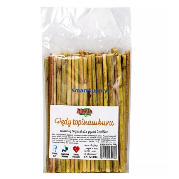 ALEGIA Jerusalem artichoke shoots - godbidder til gnavere og kaniner - 80g