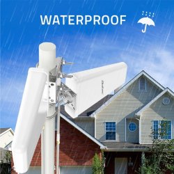 Qoltec 57043 4G LTE DUAL antenne | 14dBi | omnidirektionel | udendrs