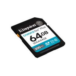Kingston Canvas Go! Plus 64Gb Sdxc Canvas Go Plus Gen4 200Mb/S C10 Uhs-I U3 V30