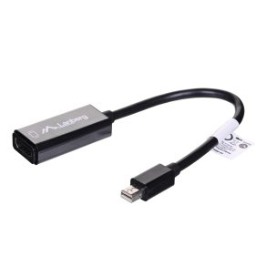 Lanberg AD-0005-BK videokabel adapter 0,2 m Mini DisplayPort HDMI Type A (Standard) Sort