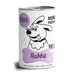 PAKA ZWIERZAKA Pepe Rabbit - vdfoder til hunde - 400g