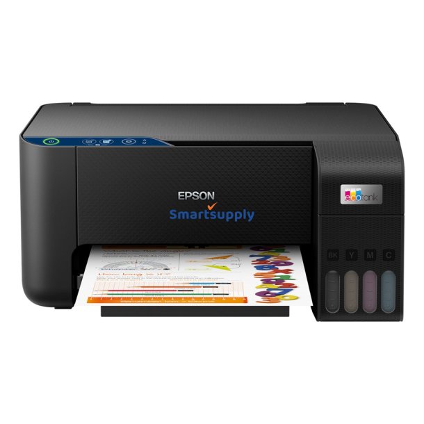 Epson Ecotank L3231 - A4 Multifunktionsprinter Med Kontinuerlig Blkforsyning