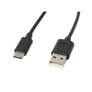 Lanberg CA-USBO-10CC-0018-BK USB-kabel USB 2.0 1,8 m USB A USB C Sort