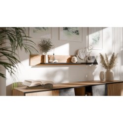 Cama OVO-hylde 130x20xH15 eg/beton