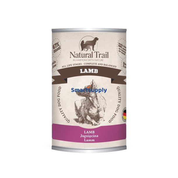 NATURAL TRAIL Lam - vdfoder til hunde - 400g