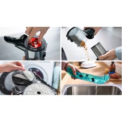 Trdls 2-I-1 Stvsuger, Stvsugning Og Mopping Ubegrnset 7 Prohygienic Aqua White