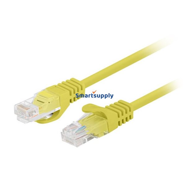 Lanberg PCU6-20CC-0300-Y netvrkskabel Gul 3 m Cat6 U/UTP (UTP) 10-PACK