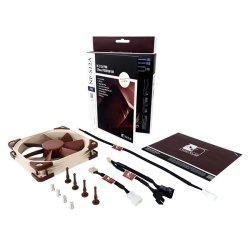 Noctua NF-S12A PWM PC-klerkomponent Computerkabinet Ventilator 12 cm Brun