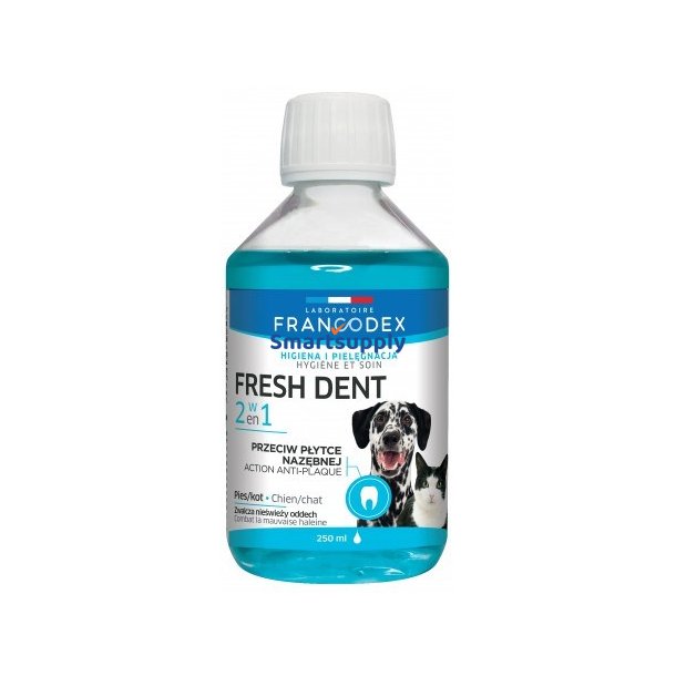 FRANCODEX Fresh dent mundhygiejnevske - til hunde og katte - 250 ml