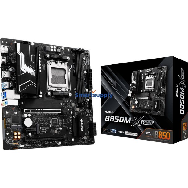 Asrock B850M-X R2 AMD B850 Sokkel AM5 micro ATX