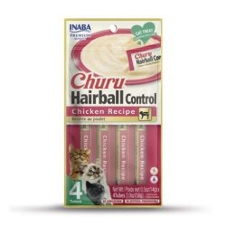 Inaba Churu Hairball Chicken - Kat Godbid - 4X14 G
