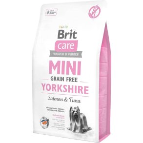 BRIT Care Mini Yorkshire Grain Free Salmon with tuna - trfoder til hunde - 2 kg