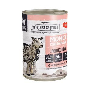 WIEJSKA ZAGRODA Monoprotein Lamb - vd kattefoder - 400g