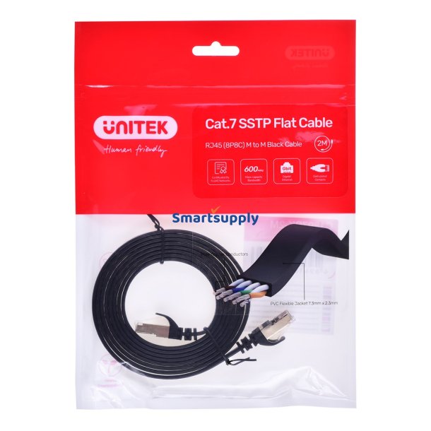 Unitek Kabel Rj-45, 2M, C1897bk-2M