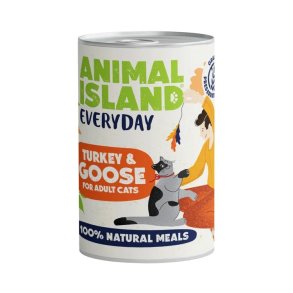 ANIMAL ISLAND Everyday Turkey and goose - vd kattefoder - 400g