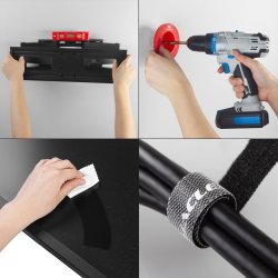 Maclean Tv Mount, Max Vesa 600X400, 32-85", 60 Kg, Vandret Og Lodret Vinkeljustering