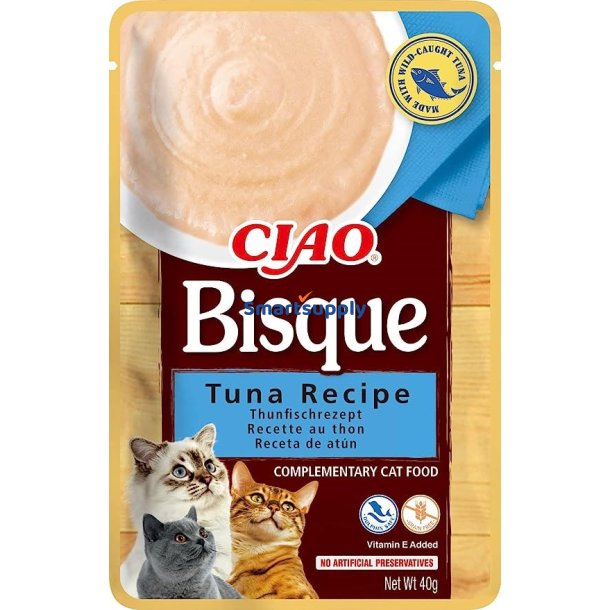 Inaba Ciao Bisque Tun - Kattegodbidder - 40G