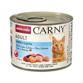 ANIMONDA Carny Adult Chicken and salmon - vd kattefoder - 200g
