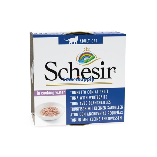 SCHESIR in cooking water Tuna with whitebait - vd kattefoder - 85 g