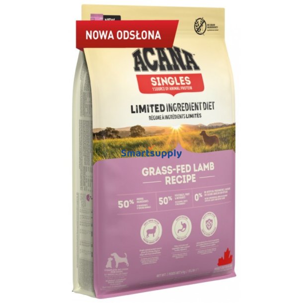 ACANA Singles Grass-Fed Lamb - trfoder til hunde - 6kg