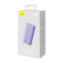 Baseus Airpow Lithium-polymer powerbank 10000 mAh 20 W Lilla