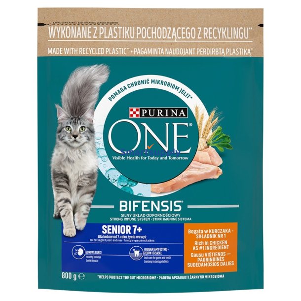 PURINA One Bifensis Senior 7+ - trfoder til kattekillinger - 800 g