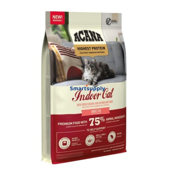 Acana Highest Protein Indoor Cat - Trfoder Til Kat - 4,5 Kg