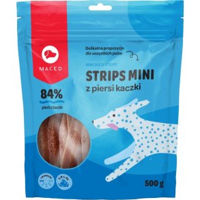 MACED Mini ducks strips - Hundegodbidder - 500g