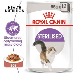Royal Canin Fhn Steriliseret I Sauce - Vdfoder Til Voksne Katte - 12X85g