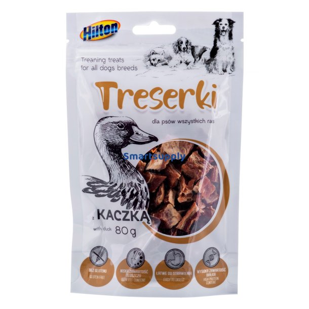 Hilton Treaning Godbidder And - Hunde Godbid - 80G