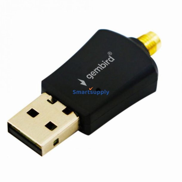 Gembird Wnp-Ua300p-02 Hjeffekt USB Wi-Fi-Adapter, 300 Mbps
