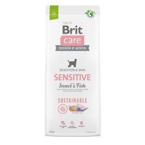BRIT Care Dog Sustainable Sensitive Insect & Fish - trfoder til hunde - 12 kg