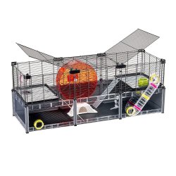 FERPLAST Multipla hamster large - bur til gnavere - 107,5 x 37,5 x 42 cm