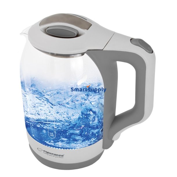 Esperanza Ekk025w Elkedel 1,7 L Hvid, Flerfarvet 1500 W