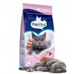 PREVITAL Senior Salmon - trfoder til kattekillinger - 1,4kg
