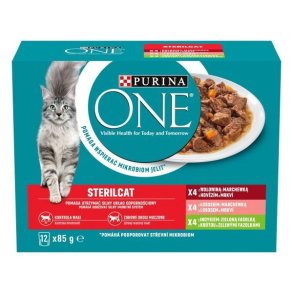 PURINA One Sterilcat mix flavours - vdfoder til katte - 12 x 85 g